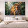 57-1089.jpg XXL Leinwandbild Tiger im Dschungel - Ausdrucksstarkes Tiermotiv