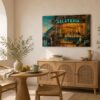 57-1257.jpg Gelateria an der Amalfiküste – Dolce Vita im Abendlicht- Bild auf Leinwand