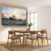 57-1324.jpg Leinwandbild Hamburg Hafen Dampfschiff Wandbild Maritim Kunstdruck