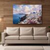 Leinwandbild Santorini Griechenland Meer Mediterran Canvas Wandbild