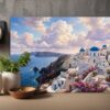 Leinwandbild Santorini Griechenland Meer Mediterran Canvas Wandbild
