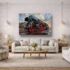 57-1351.jpg Leinwandbild Dampflok 01 1531-1 Eisenbahn Bahnhof Kunstdruck