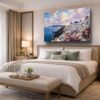 Leinwandbild Santorini Griechenland Meer Mediterran Canvas Wandbild