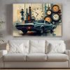 57-166.jpg Muscle-Car Kunstbild - Bild auf Leinwand