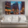 57-429.jpg Straßenszene in New York – Bild auf Leinwand, Digital Art, KI Art