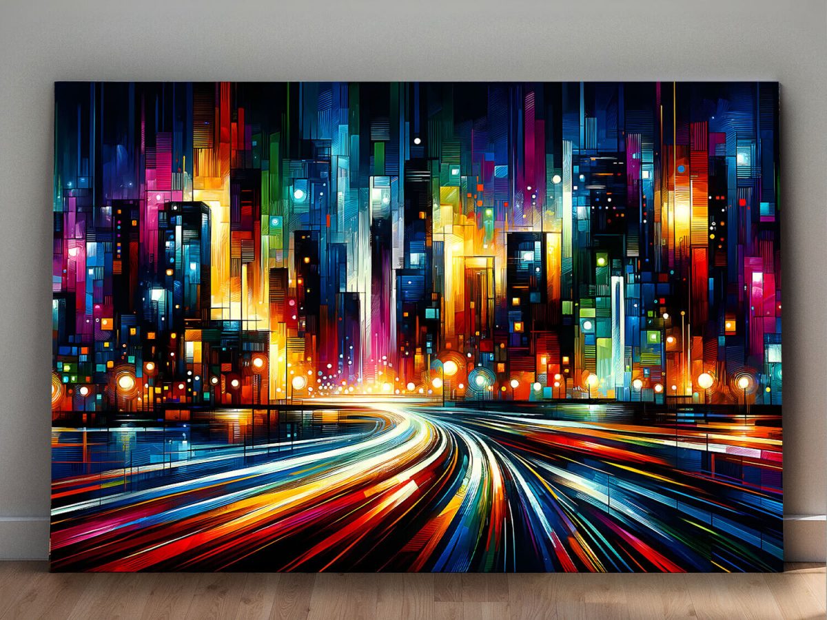 57-430.jpg Im Puls der Stadt - Komposition, Abstrakt, Digital Art, KI Art