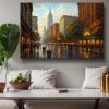 New York – Goldenes Abendlicht, Digital Art