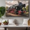 Dampflok 52 8154, Bild auf Leinwand