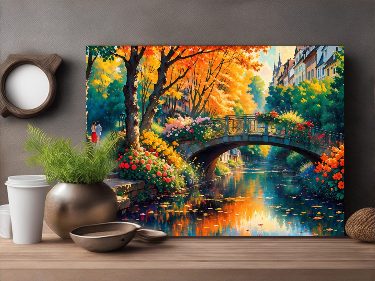 Bruecke_zum_Park1-3 Abschied vom Sommer – Herbstlandschaft