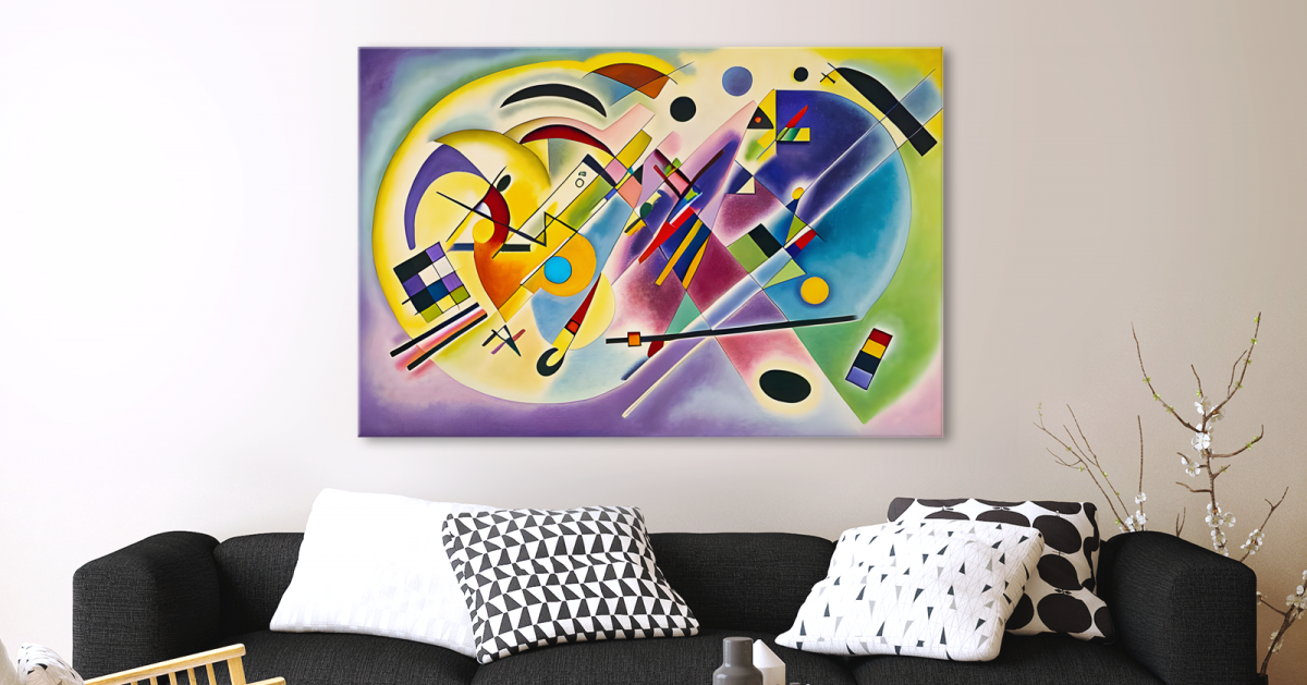 Expressionismus Komposition auf Leinwand, wie Ölgemälde,