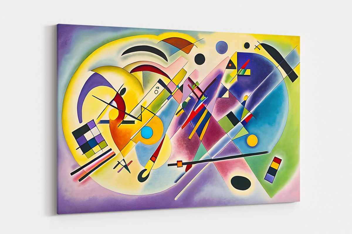 Expressionismus Komposition auf Leinwand, wie Ölgemälde,