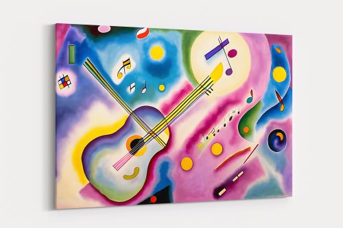 Expr2b Musik - Expressionismus Komposition auf Leinwand, wie Ölgemälde, druckbare Kunst