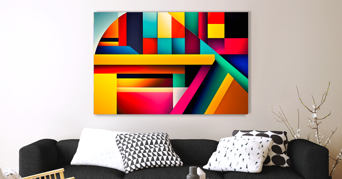 Expressionismus Komposition, wie Gemälde