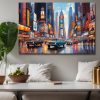 Times_Square-5 Illustration vom Times Square in New York City – Bild auf Leinwand