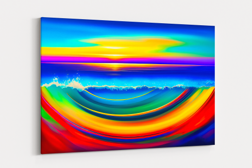 Wellen und Ozean, Expressionismus Komposition, Graffiti, wie Gemälde