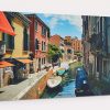 canal-1209739-k3 Venedig, auf Leinwand, wie Ölgemälde, Digital Art