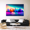 skyline2-2 City Skyline, Expressionismus, wie Gemälde