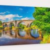 Stirling Brücke, Schottland, auf Leiwand, wie Gemälde wie Ölgemälde, Digital Art