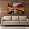venedig1-4 Abenddämmerung in Venedig – Bild auf Leinwand